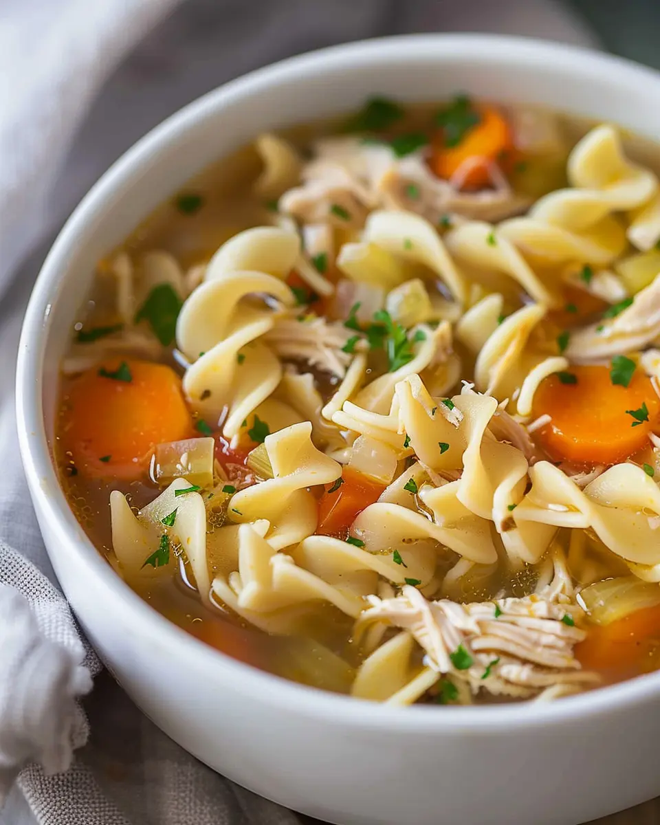 Chicken Noodle Soup Crock Pot Recipe: Easy Comfort Food Delight