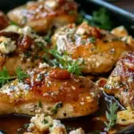 Hot Honey Infused Feta Chicken