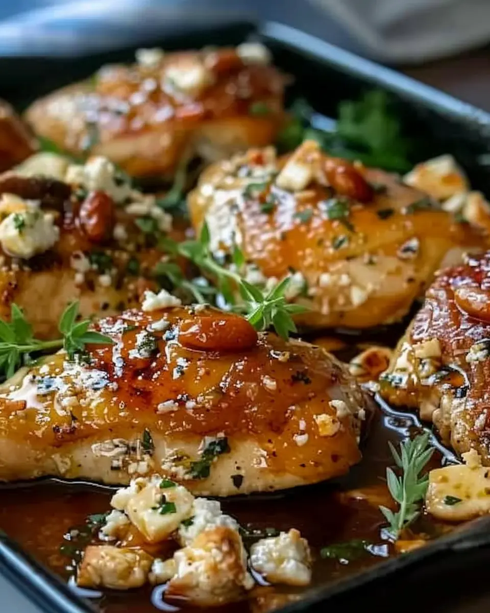 Hot Honey Infused Feta Chicken: A Juicy Twist on Dinner