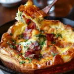 Savory Cheddar & Bacon Dutch Baby