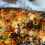 Cowboy Beef Tater Tot Casserole