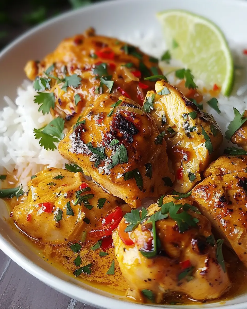 Print Recipe Brazilian Coconut Chicken: A Juicy Twist to Family Dinners