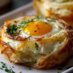 Baked Eggs Napoleon