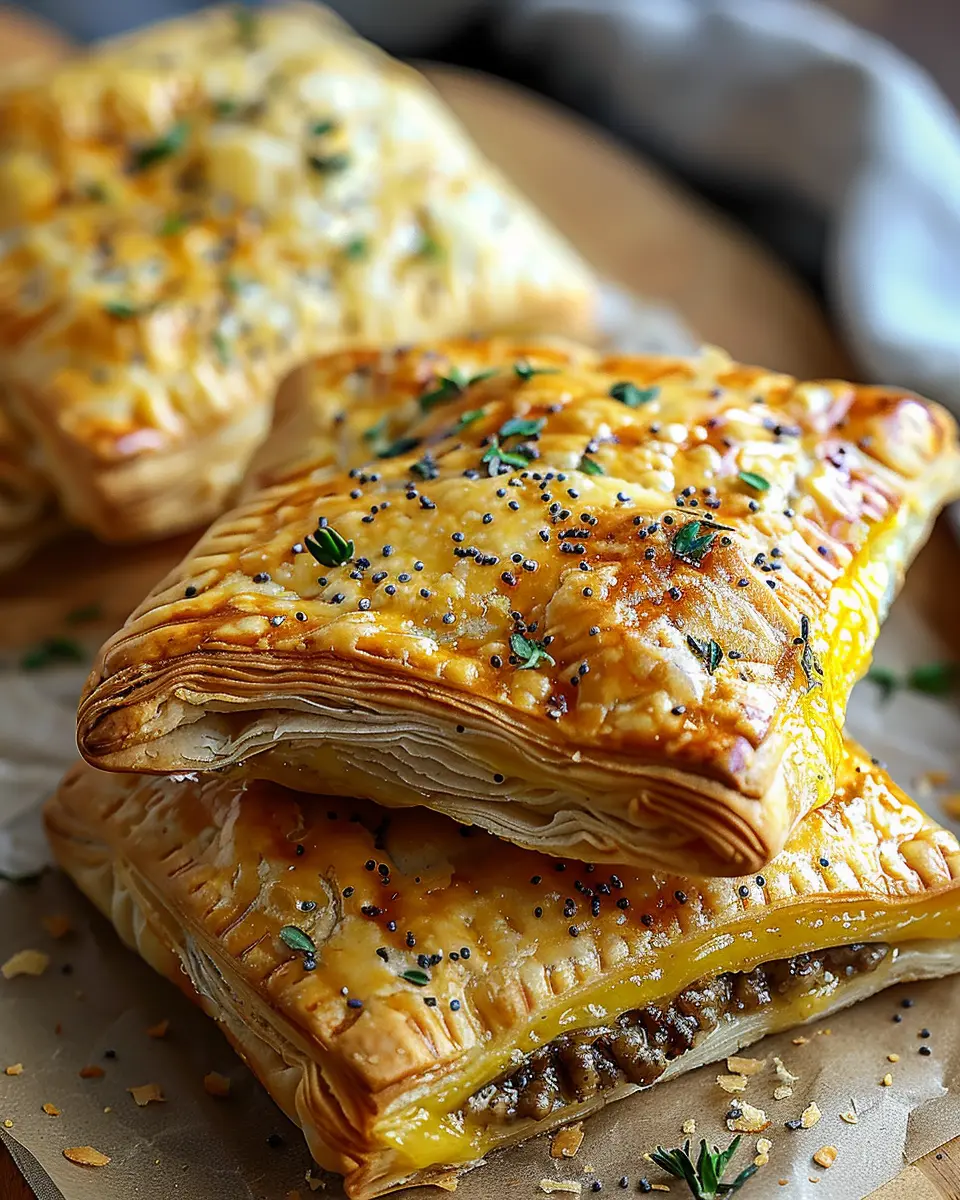 Savory Breakfast Pop-Tarts with Turkey Bacon and Cheese Delight