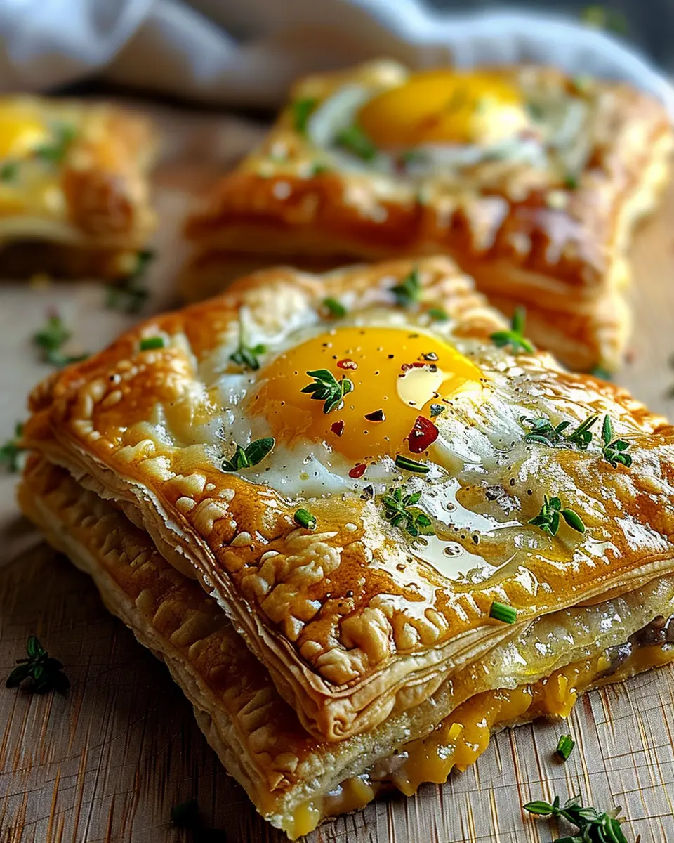 Savory Breakfast Pop-Tarts with Turkey Bacon and Chicken Ham Delights