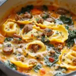 Butternut Squash & Sausage Tortellini Soup Recipe
