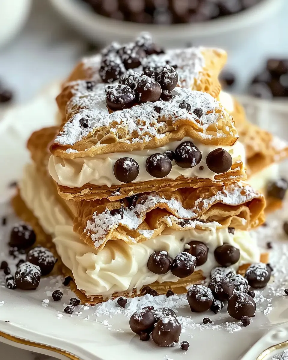 Classic Cannoli Squares: Easy Indulgence for Homemade Dessert Lovers