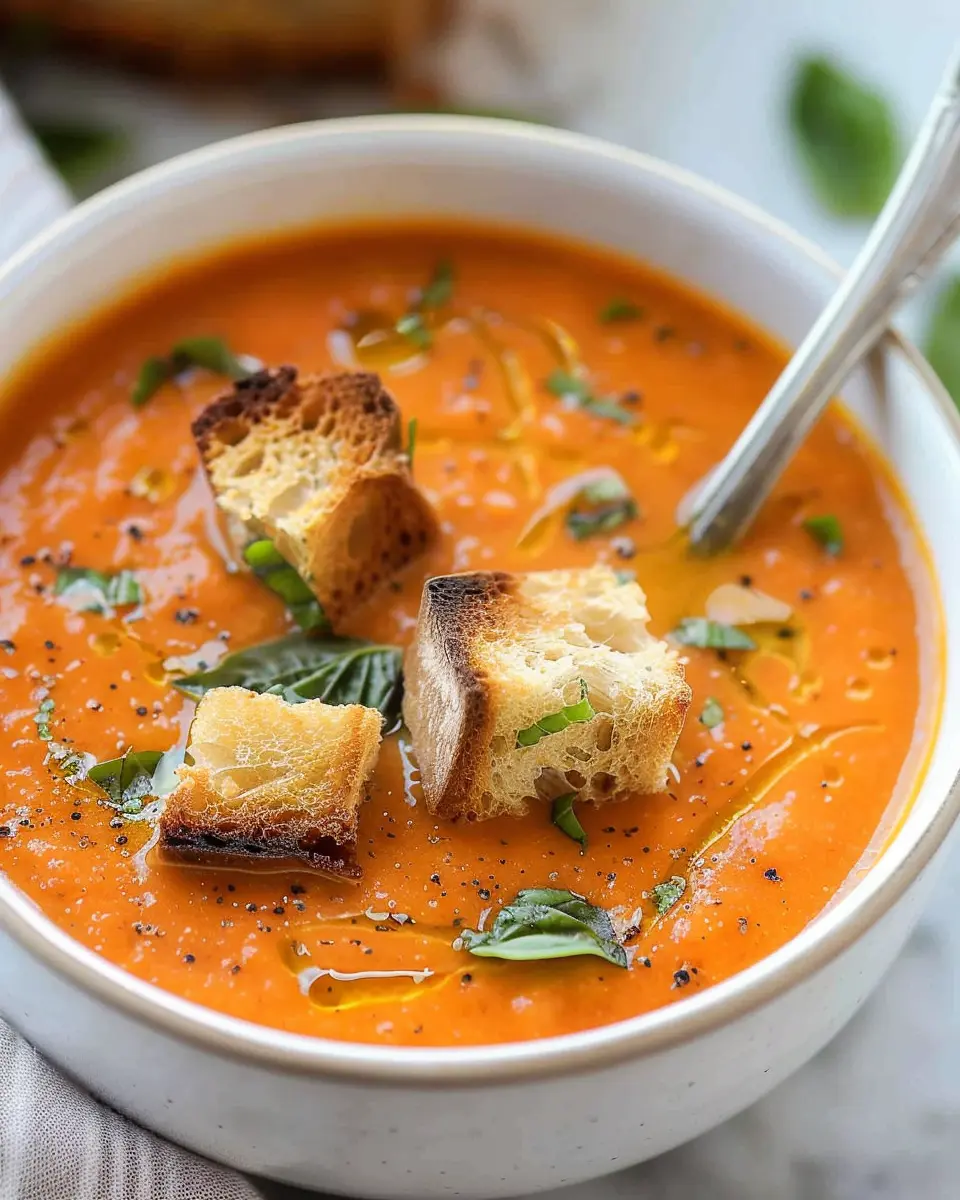 Creamy Tomato Basil Soup: The Best Homemade Comfort Recipe