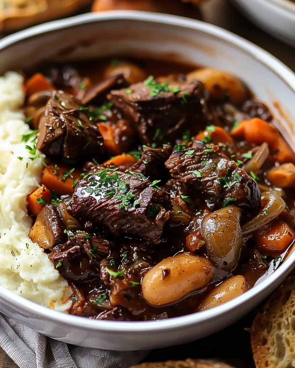 Classic Beef Bourguignon Recipe: Indulge in Comforting Flavors with Turkey Bacon
