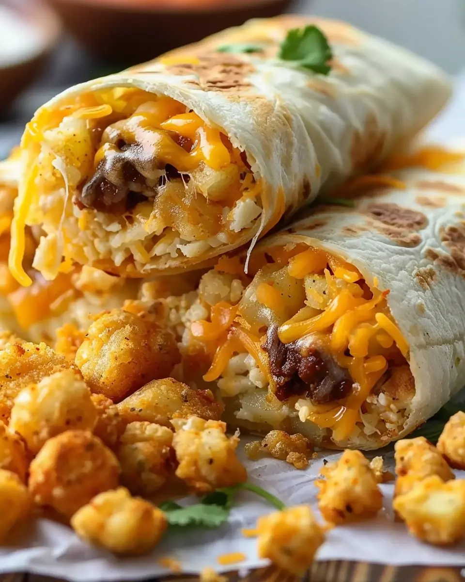 Cheesy Potato Burritos: Indulgent Comfort Meal Recipe for All