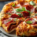 Jumbo Pepperoni-Stuffed Pizza Spiral