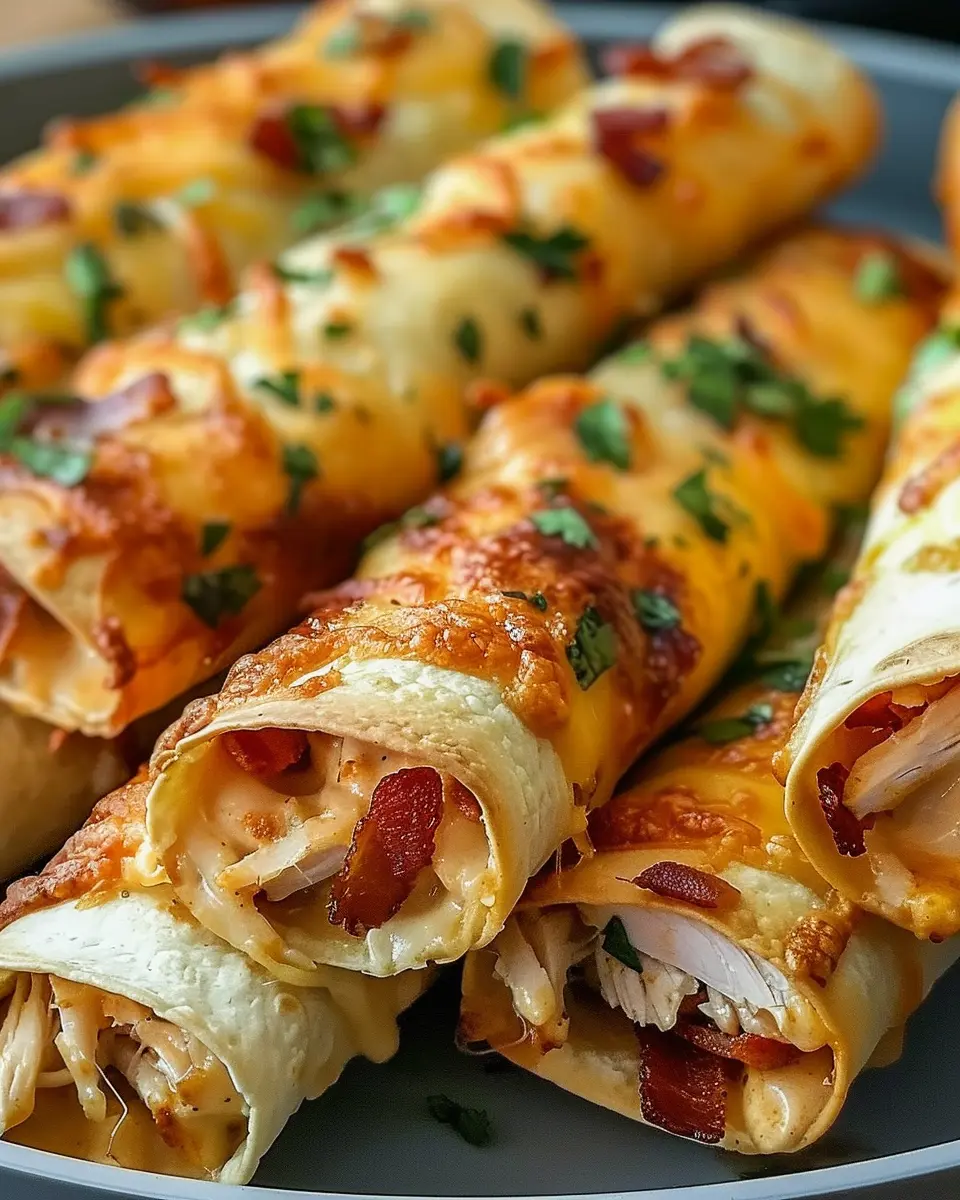 Keto Chicken Turkey Bacon Ranch Taquitos: Easy & Flavorful Delight