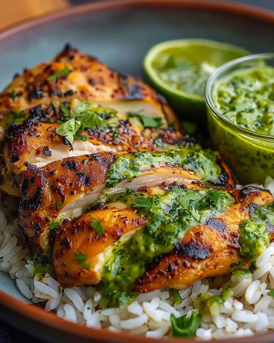 Peruvian Chicken And Rice: Easy Recipe with Zesty Green Sauce