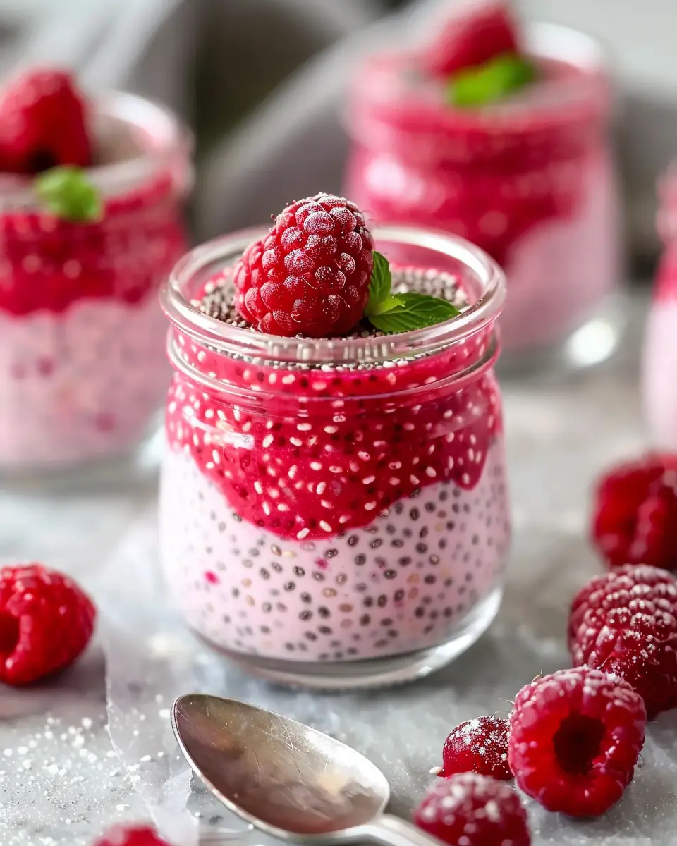 Raspberry Chia Pudding: Easy, Creamy Delight for Any Time
