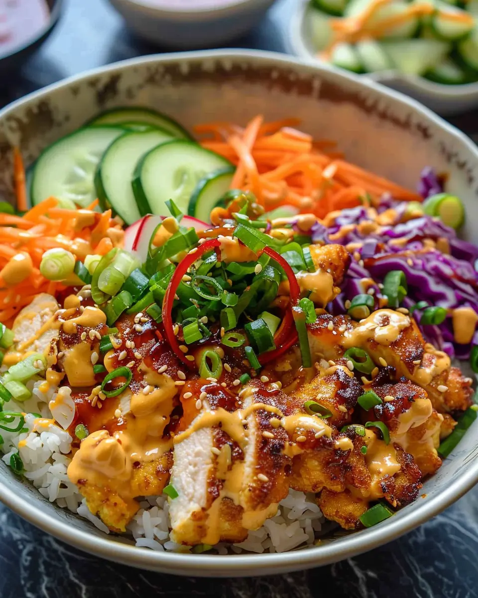 Bang Bang Chicken Bowl: Easy, Flavorful Recipe with Turkey Bacon