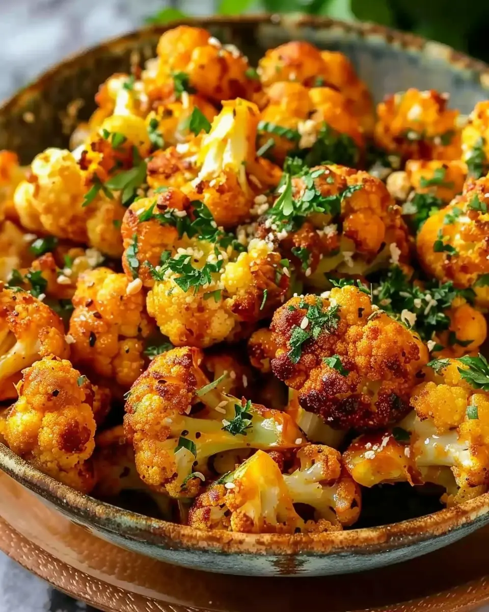 Moroccan Cauliflower with Tahini-Honey: Easy Flavorful Delight