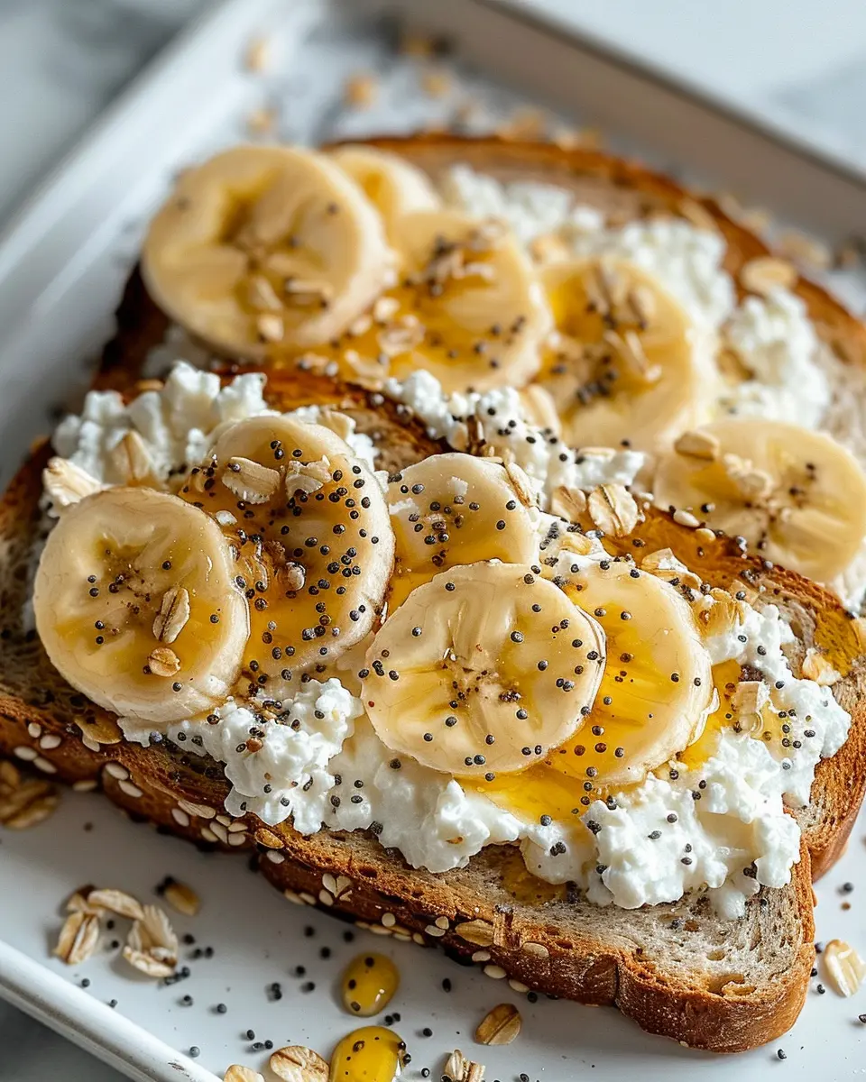 Cottage Cheese Banana Toast: An Easy, Healthy Breakfast Delight