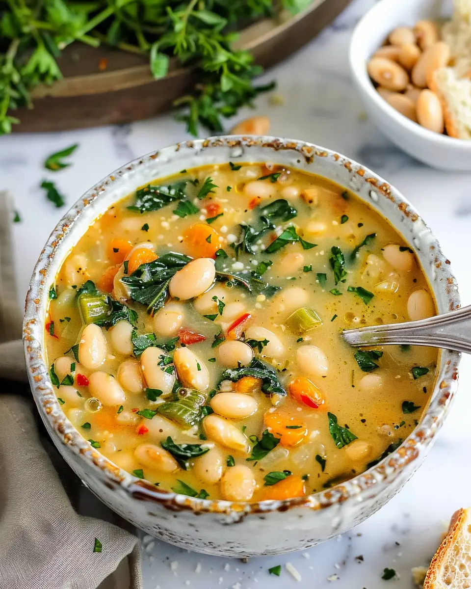 Tuscan White Bean Soup: A Cozy and Healthy Comfort Recipe