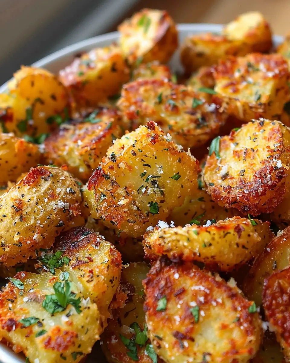 Crispy Parmesan Crusted Potatoes Ready in 30 Min for Easy Meals