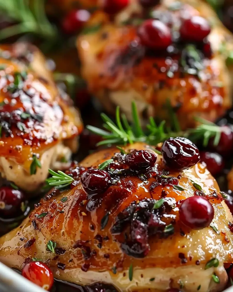 Honey Cranberry Chicken Bake: Easy Recipe for a Cozy Dinner