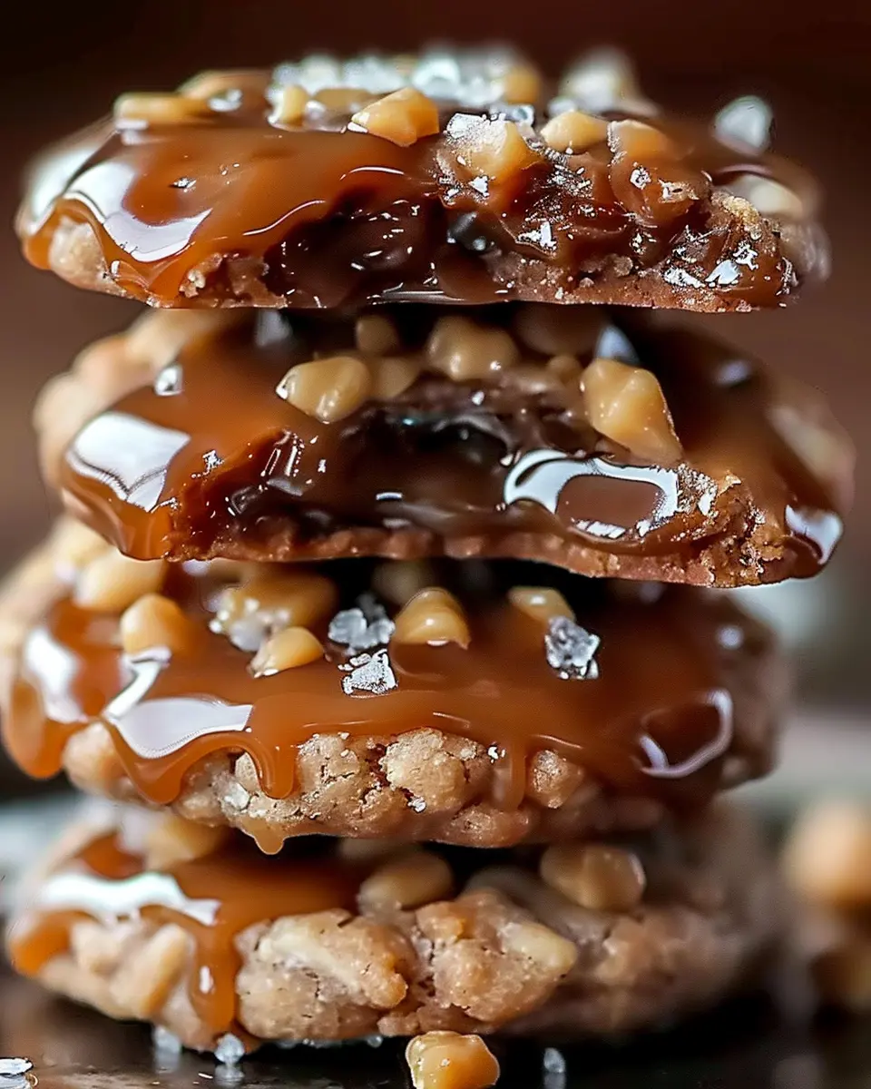Heavenly Homemade No Bake Salted Caramel Cookies You’ll Adore