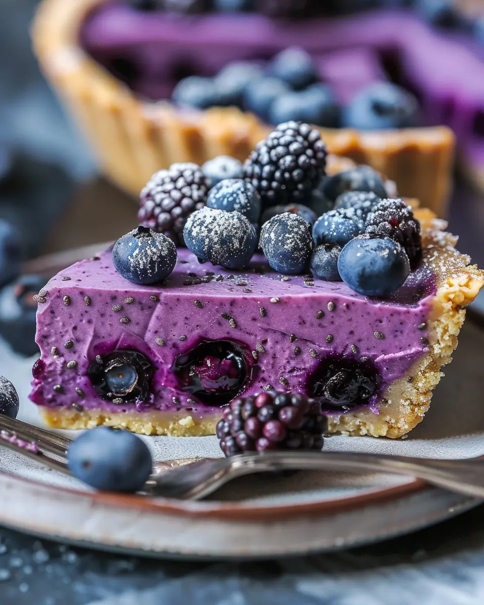 No-Bake Blueberry Chia Seed Pie: The Easy Healthy Dessert You’ll Love