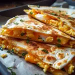 Cheddar Egg Quesadilla Recipe