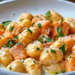 Juicy Smoked Salmon Gnocchi