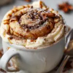 3-Minute Keto Cinnamon Roll Mug Cake