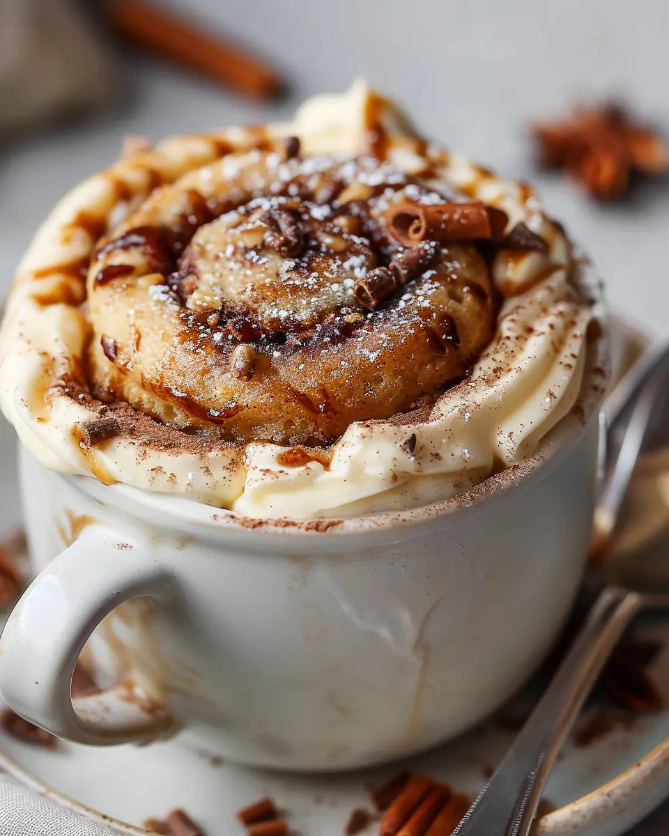 3-Minute Keto Cinnamon Roll Mug Cake: Easy Indulgence for Your Cravings