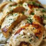 Creamy Smothered Chicken and Rice