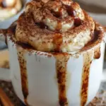 5-Minute Cottage Cheese Cinnamon Roll Mug Cake