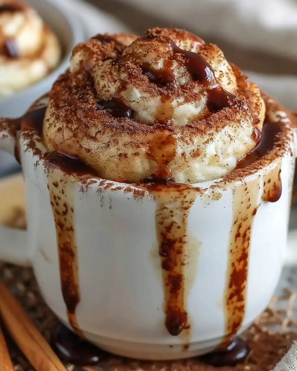 5-Minute Cottage Cheese Cinnamon Roll Mug Cake: Easy Indulgence