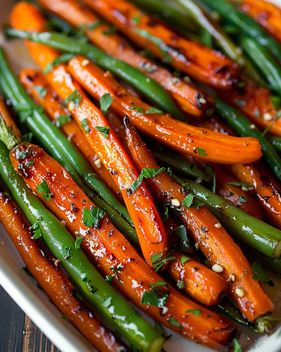 Honey Glazed Carrots Green Beans Recipe: Easy & Delicious Twist
