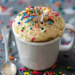 Vanilla Mug Cake with Sprinkles Recipe