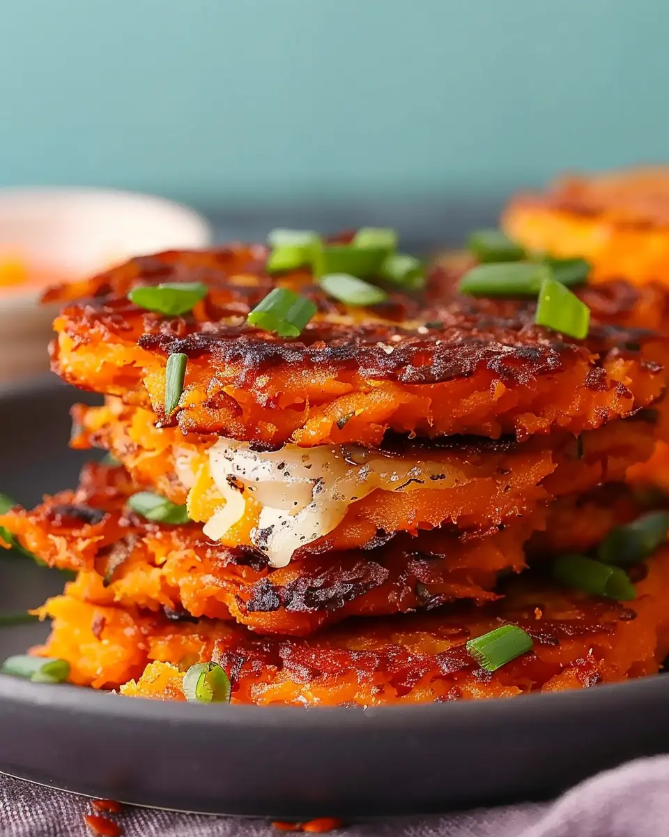 Savory Sweet Potato Hash Browns with Turkey Bacon Delight