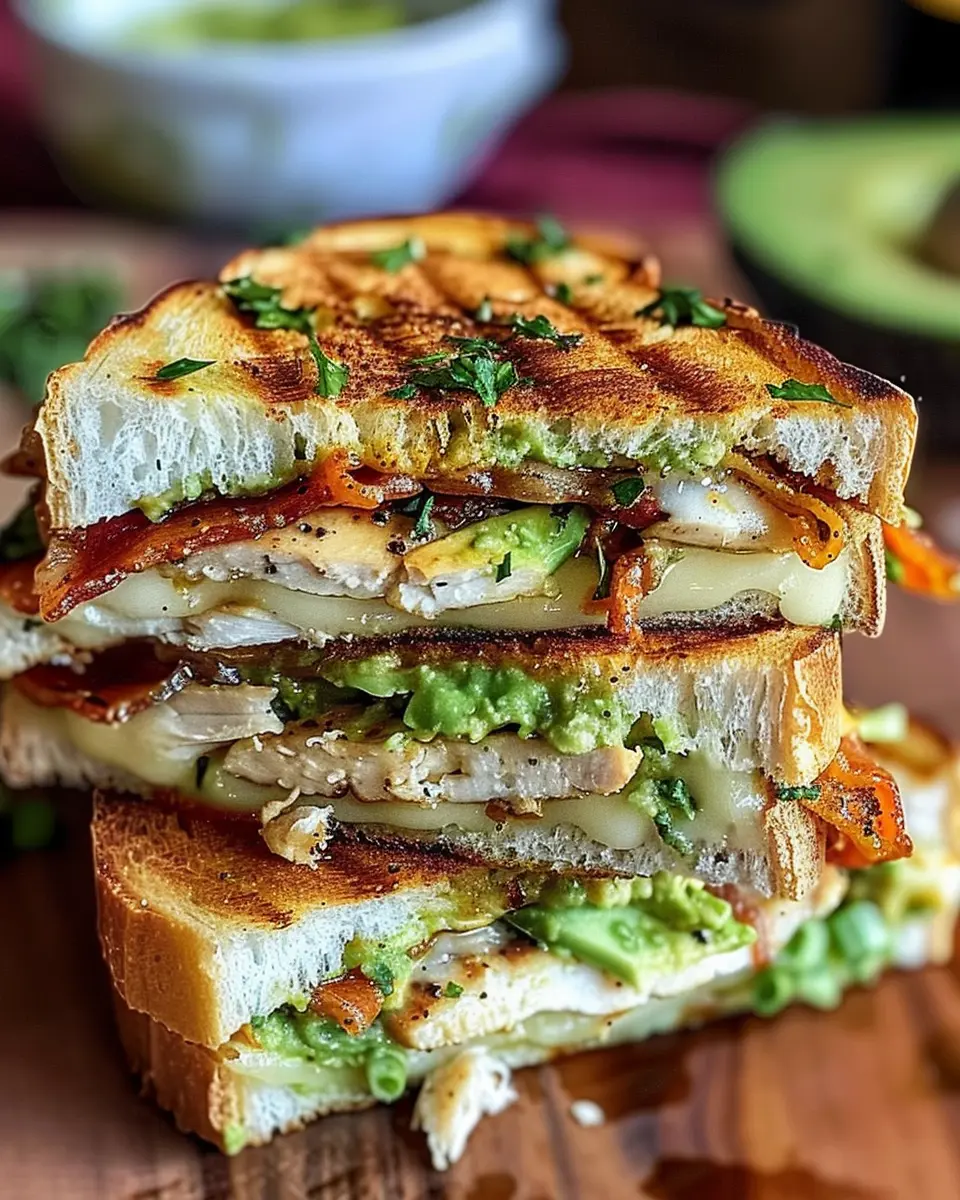 Chicken Avocado Melt Sandwich: A Juicy, Indulgent Twist on Comfort Food