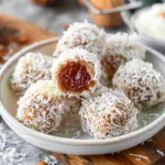 3 Ingredient Coconut Date Rolls