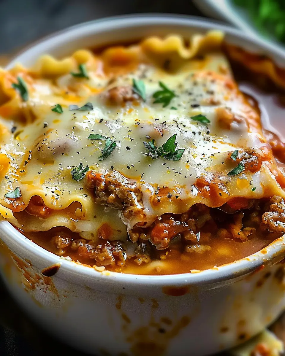 Easy Creamy Lasagna Soup That Wraps You in Cozy Comfort