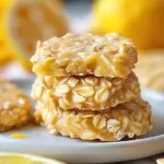 Lemon Oatmeal No-Bake Cookies