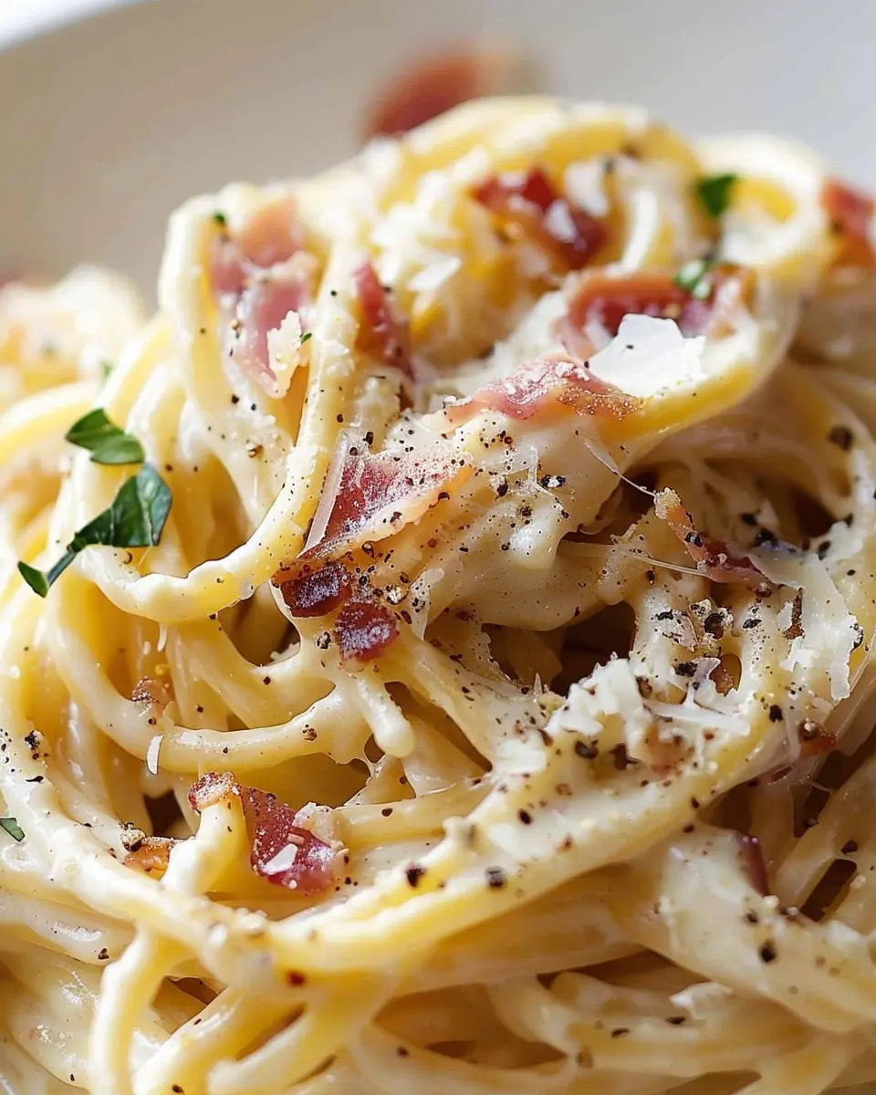 Creamy Carbonara Pasta Recipe: Easy 15-Minute Dinner with Turkey Bacon