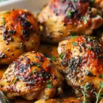 Oven Baked Chicken Thighs