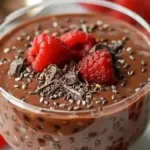 High Protein Chocolate Chia Pudding